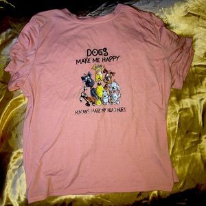 Dogs make me happy humans make my head hurt Tshirt